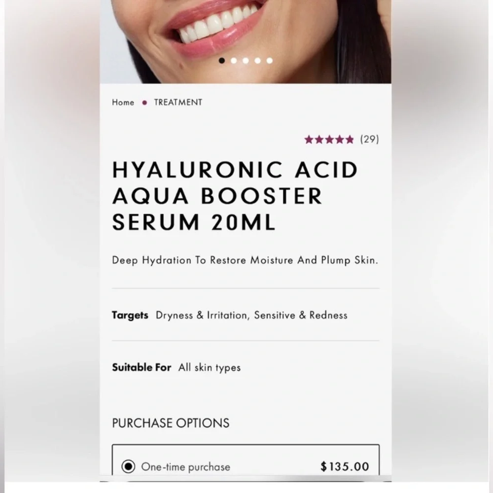 111SKIN Hyaluronic Acid Aqua Booster | Luxury Skincare | Plump Hydrate Skin NEW
